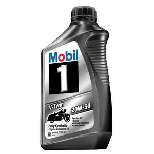 112630 – MOBIL Oil, SAE 20W-50 Full Synthetic 1 Quart Bottle Single 4 Cycle Motorcycle Oil